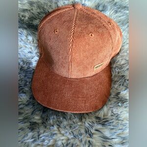 Brown Corduroy Cap- Brimmz Orange Corduroy Trucker Hat